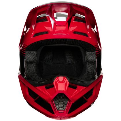 Casco de motocross Fox V2 - HAYL - FLAME RED 2020