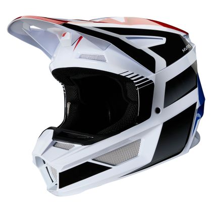 Casco de motocross Fox V2 - HAYL - BLUE RED 2020 Ref : FX2462 