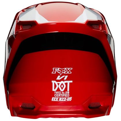 Casco de motocross Fox V1 - PRIX - FLAME RED 2020