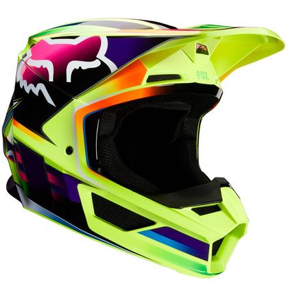 Casco de motocross Fox V1 - GAMA - YELLOW 2020 Ref : FX2470 