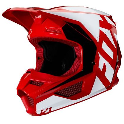 Casque cross Fox YOUTH V1 - PRIX - FLAME RED Ref : FX2672 