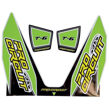 Stickers Pro Circuit T6 Universel - Vert