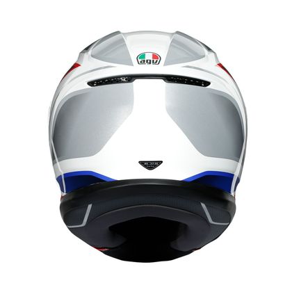 Casque intégral AGV K-6 - HYPHEN WHITE RED BLUE