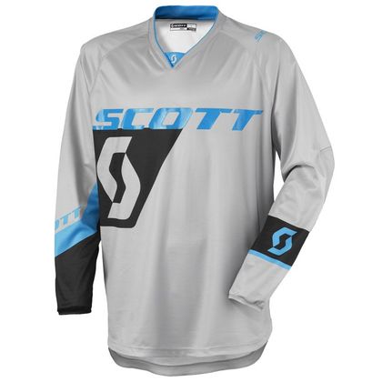 Camiseta de motocross Scott 350 DIRT  GREY BLUE 2016 Ref : SCO0448 