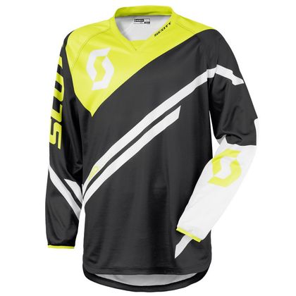 Camiseta de motocross Scott 350 TRACK  BLACK GREEN 2016 Ref : SCO0455 