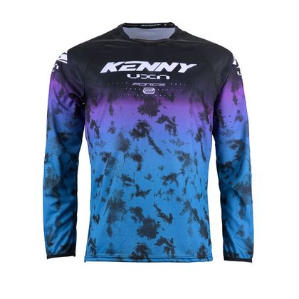 Camiseta de motocross Kenny FORCE KID - Violeta / Blanco Ref : KE1826-C60858 