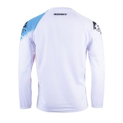 Camiseta de motocross Kenny FORCE 2024 - Blanco / Multicolor