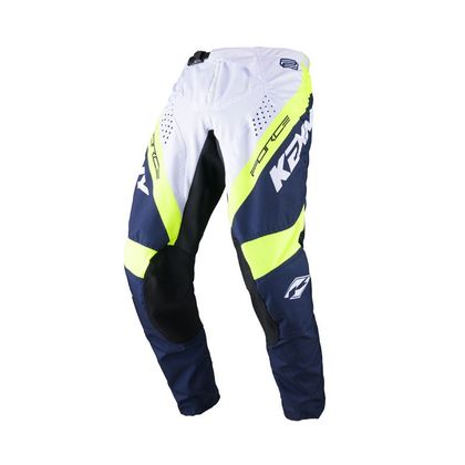 Pantalón de motocross Kenny FORCE 2024 - Azul / Amarillo Ref : KE1836-C52437 