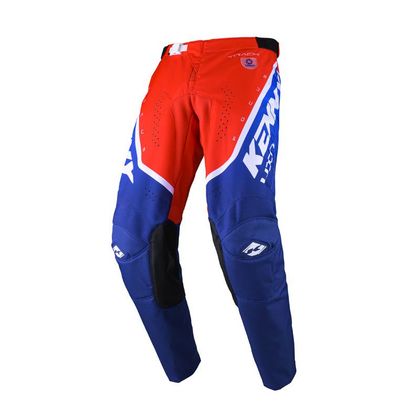 Pantalón de motocross Kenny TRACK - FOCUS - KID - Azul / Blanco Ref : KE1845 