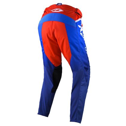 Pantalón de motocross Kenny TRACK - FOCUS - KID - Azul / Blanco