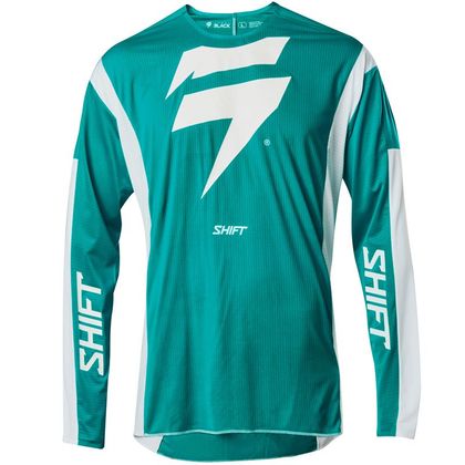 Camiseta de motocross Shift 3LACK LABEL RACE GREEN 2020 Ref : SHF0435 