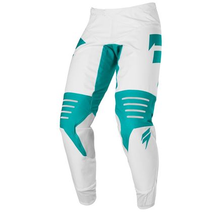 Pantaloni da cross Shift 3LACK LABEL RACE WHITE GREEN 2020