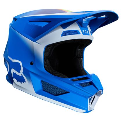 Casco de motocross Fox V2 - VLAR - BLUE 2020