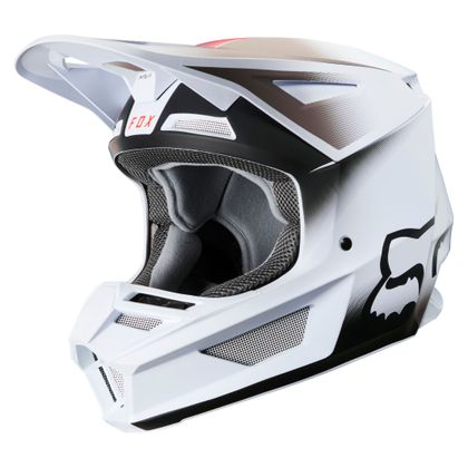 Casco de motocross Fox V2 - VLAR - WHITE 2020