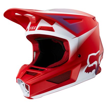 Casco de motocross Fox V2 - VLAR - FLAME RED 2020 Ref : FX2459 