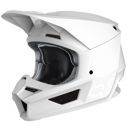 Casco de motocross Fox V1 - WHITE MATT 2020