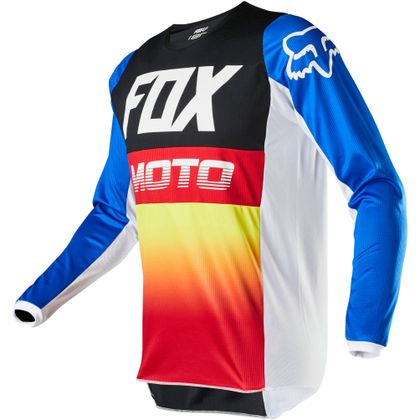 Camiseta de motocross Fox YOUTH 180 - FYCE - BLUE RED Ref : FX2716 