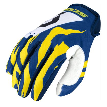 Scott 350 RACE GI OVE BLUE WHITE 2017 Cross-Handschuhe Ref : SCO0547 