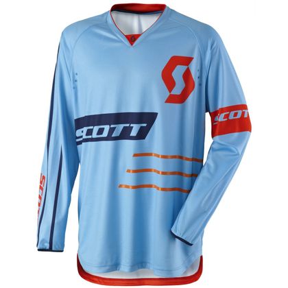 Camiseta de motocross Scott 350 DIRT BLUE ORANGE  2017