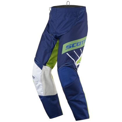 Pantalón de motocross Scott 350 DIRT WHITE BLUE  2017