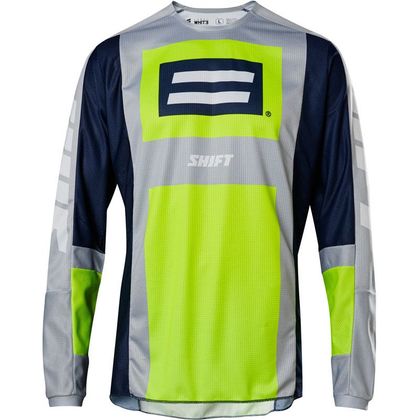 Camiseta de motocross Shift WHIT3 - LABEL ARCHIVAL - YELLOW NAVY 2020