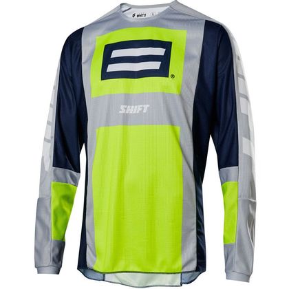 Camiseta de motocross Shift WHIT3 - LABEL ARCHIVAL - YELLOW NAVY 2020 Ref : SHF0486 