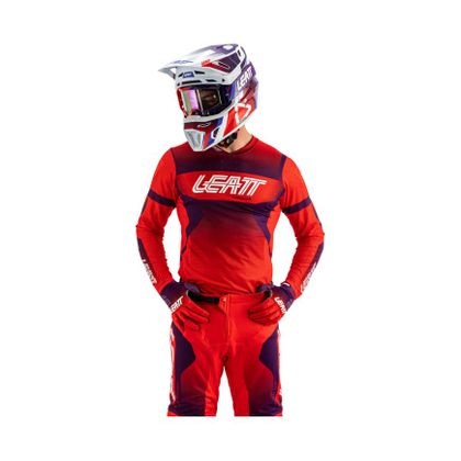Maillot cross Leatt 5.5 ULTRAWELD 2025 - Rouge / Bleu