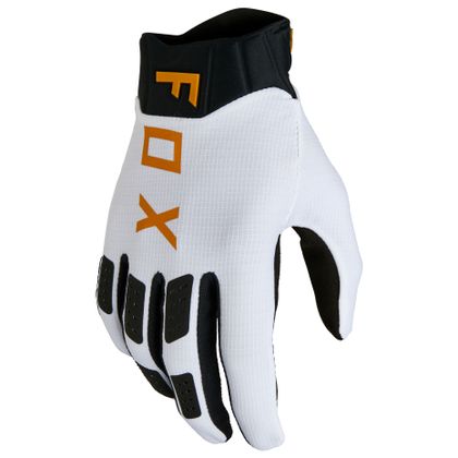 Guantes de motocross Fox FLEXAIR - WHITE BLACK 2023 - Blanco / Negro Ref : FX3368 