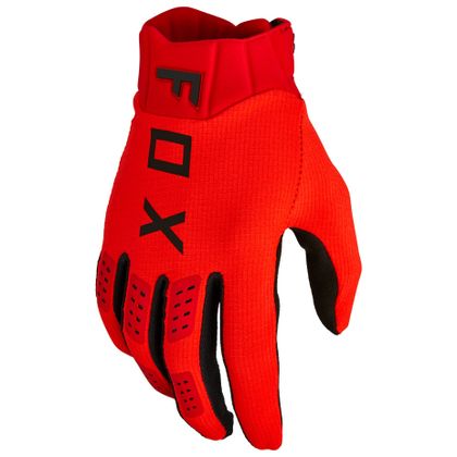 Guantes de motocross Fox FLEXAIR - FLUO RED 2023 - Rojo / Azul Ref : FX3369 