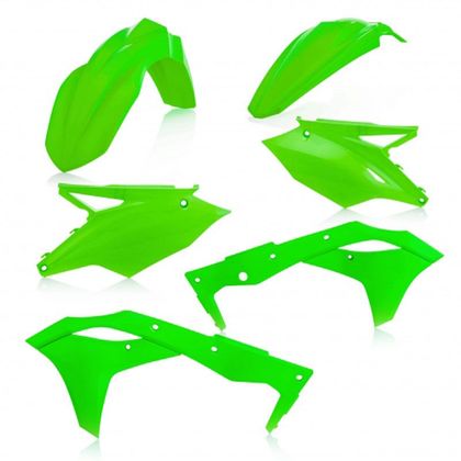 Kit de piezas de plástico Acerbis color verde flúor
