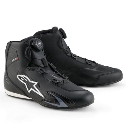 Baskets Moto Alpinestars CELER - Noir / Blanc Ref : AP4087-C645 