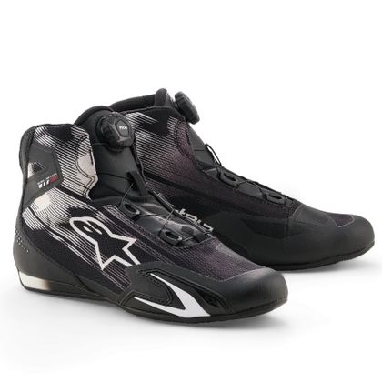 Baskets Moto Alpinestars CELER VENTED - Noir / Blanc Ref : AP4093 