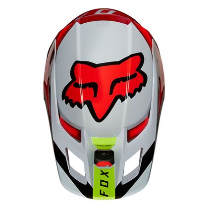 Casco de motocross Fox V2 VOKE - FLUO RED - GLOSSY 2021