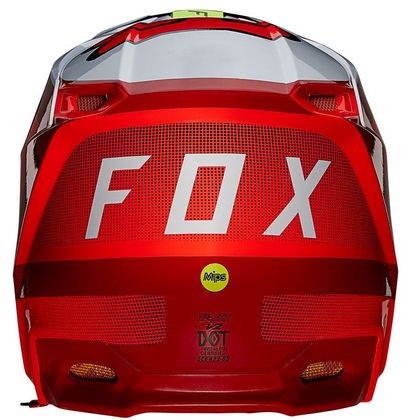 Casque cross Fox V2 VOKE - FLUO RED - GLOSSY 2021