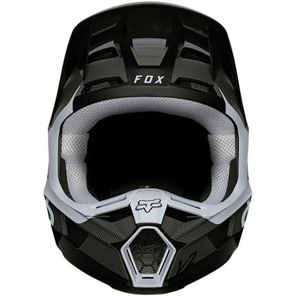 Casco de motocross Fox V2 SPEYER - BLACK - MATT 2021