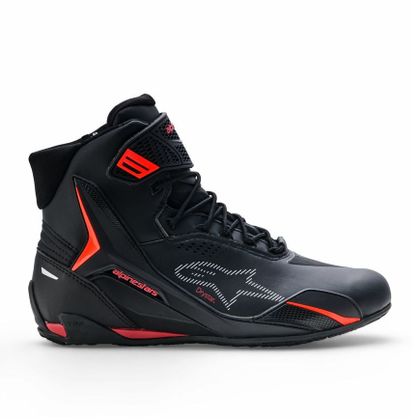 Alpinestars FASTER-4 DRYSTAR Motorbike sneakers - Black / Red