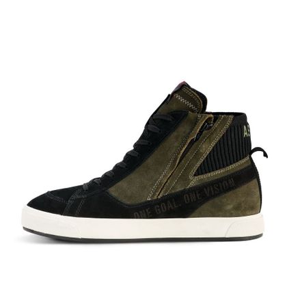 Alpinestars STATED WATERPROOF Motorbike sneakers - Green / Black