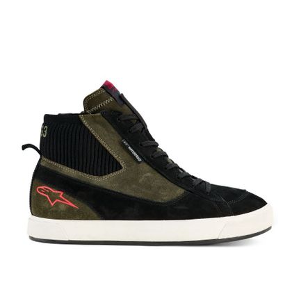 Alpinestars STATED WATERPROOF Motorbike sneakers - Green / Black