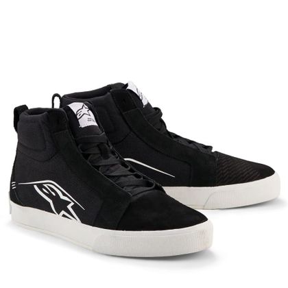 Ténis de Moto Alpinestars RIDE-63 CANVAS - Preto / Branco Ref.: AP4097 