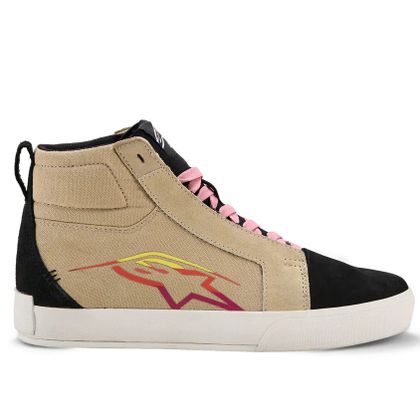 Ténis de Moto Alpinestars RIDE-63 CANVAS - Bege / Preto