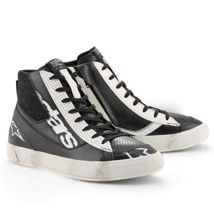 Alpinestars STATED FLAIR Motorrad-Sneaker - Schwarz / Weiß Ref : AP4105 