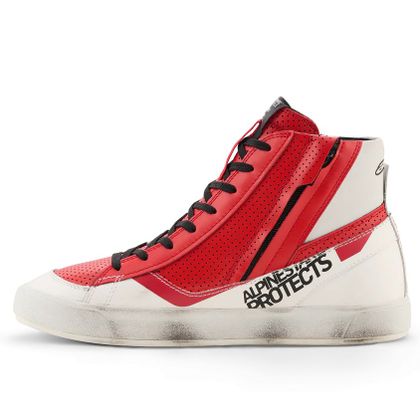 Scarpe Moto Alpinestars STATED FLAIR - Nero / Rosso