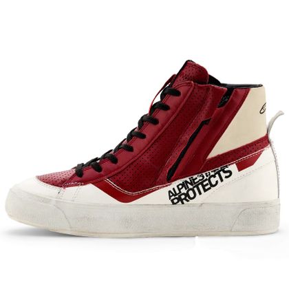 Alpinestars STELLA STATED FLAIR Motorrad-Sneaker - Weiß / Rot