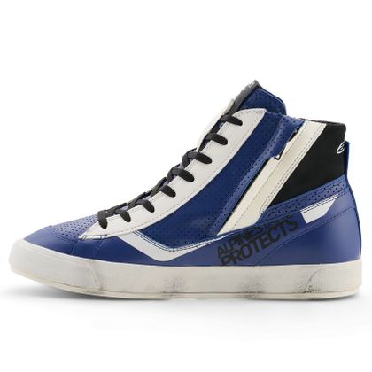 Alpinestars STATED FLAIR Motor sneakers - Blauw / Wit