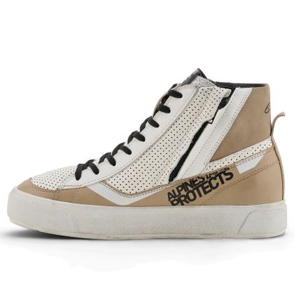 Alpinestars STELLA STATED FLAIR Motorrad-Sneaker - Grau / Weiß