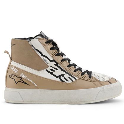 Alpinestars STELLA STATED FLAIR Motorrad-Sneaker - Grau / Weiß