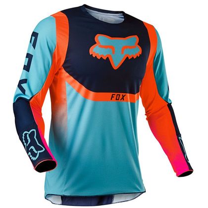Maillot cross Fox 360 - VOKE - AQUA 2021 - Bleu / Violet