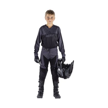 Tenue cross Leatt 3.5 RIDE KIT MAILLOT+PANTALON JUNIOR 2026 - Gris / Noir