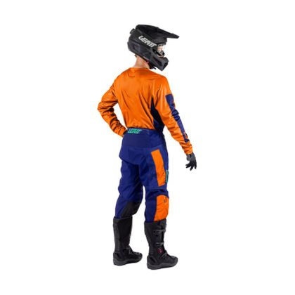 Tenue cross Leatt 3.5 RIDE KIT V26 MAILLOT+PANTALON 2026 - Orange / Bleu