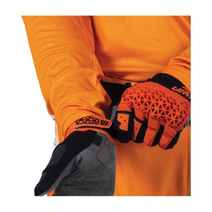 Maillot cross Leatt 4.5 LITE 2026 - Orange / Blanc